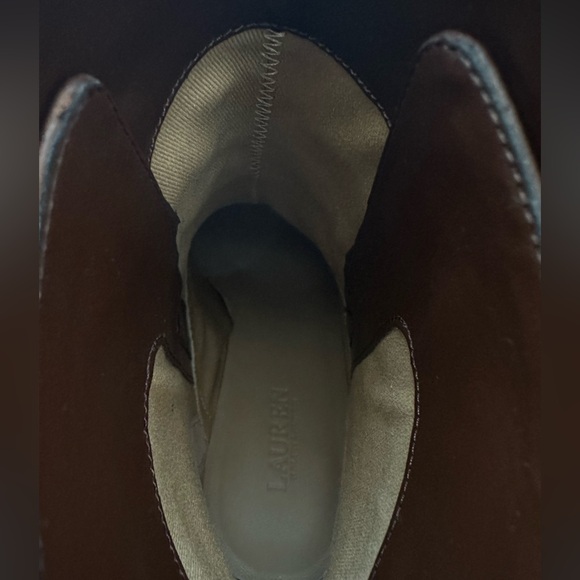 Ralph Lauren Brown Leather Booties; Size 7.5 - Picture 7 of 12